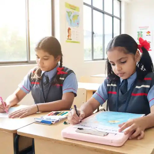 central school students